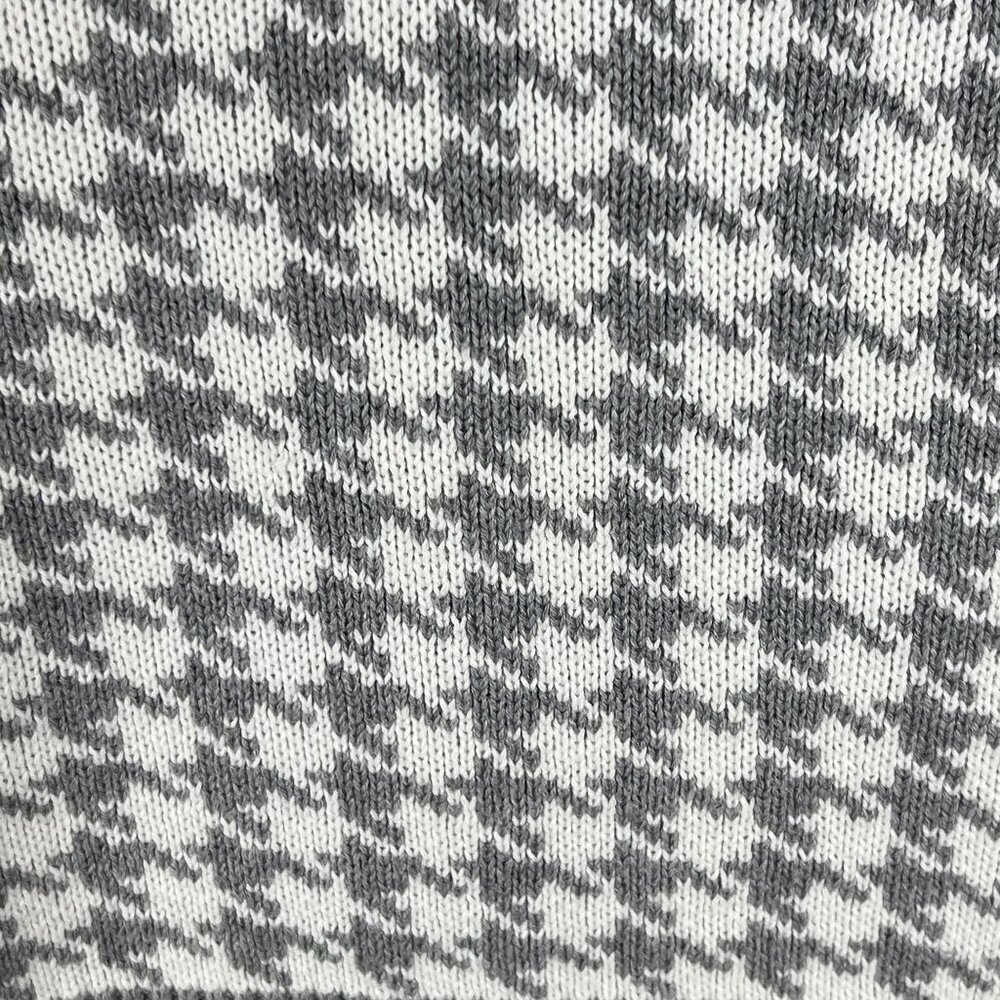 Abercrombie & Fitch Womens S Houndstooth Soft Knit Sweater Vest Cottagecore - Picture 7 of 13